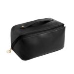 Custom Large Capacity Pu Leather Partitioned Toiletry Bag - 4