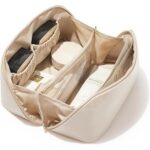 Custom Large Capacity Pu Leather Partitioned Toiletry Bag - 9