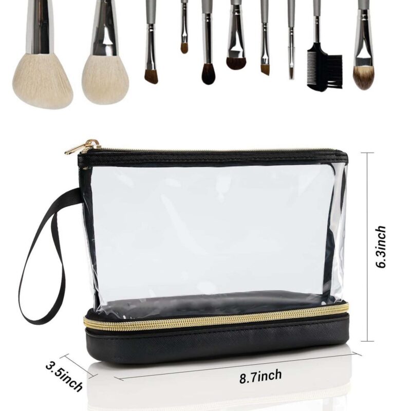 Custom Large Capacity Transparent Makeup Toiletry Bag - 1