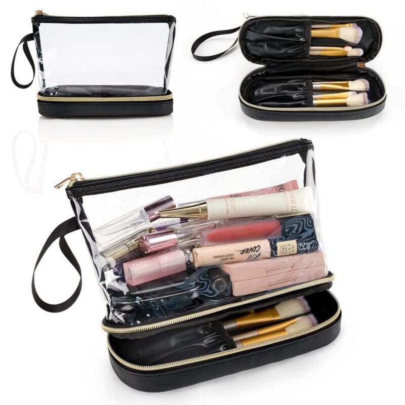 Custom Large Capacity Transparent Makeup Toiletry Bag - 2