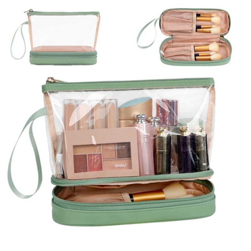 Custom Large Capacity Transparent Makeup Toiletry Bag - 3