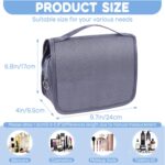 Custom Large Capacity Travel Toiletry Bag With Hanging Hook - 1
