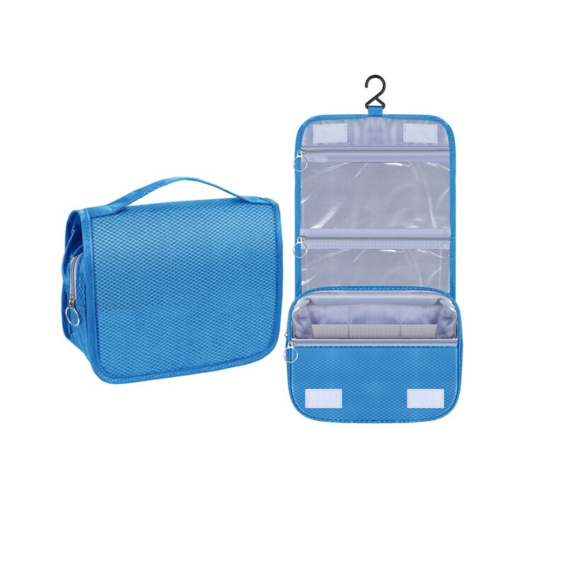 Custom Large Capacity Travel Toiletry Bag With Hanging Hook - 4