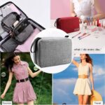 Custom Large Capacity Travel Toiletry Bag with Hanging Hook - 5