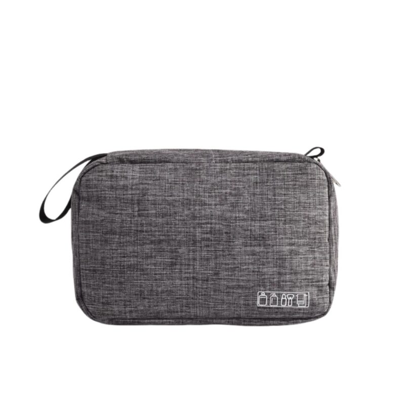 Custom Large Capacity Travel Toiletry Bag with Hanging Hook - 8