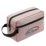 Custom Large Capacity Waterproof Oxford Cosmetic Toiletry Bag with Zipper - 8