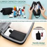 Custom Large Capacity Waterproof Oxford Cosmetic Toiletry Bag with Zipper - 9