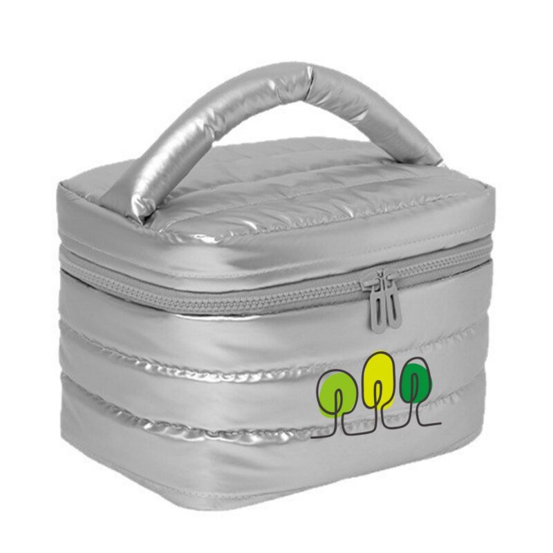 Custom Large Capacity Waterproof Polyester Toiletry Bag with Portable Handle - 6