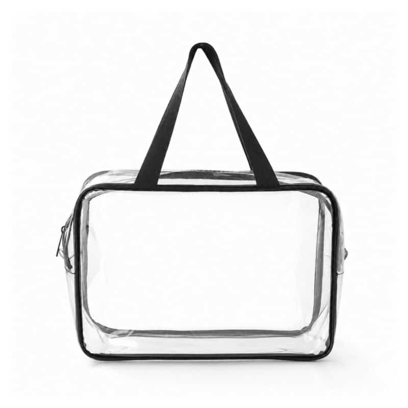 Custom Large Clear Toiletry Bag - 4