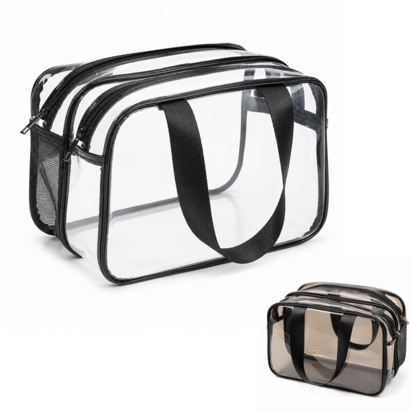 Custom Large Double Layer Toiletry Bag - 1