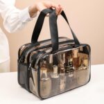 Custom Large Double Layer Toiletry Bag - 4
