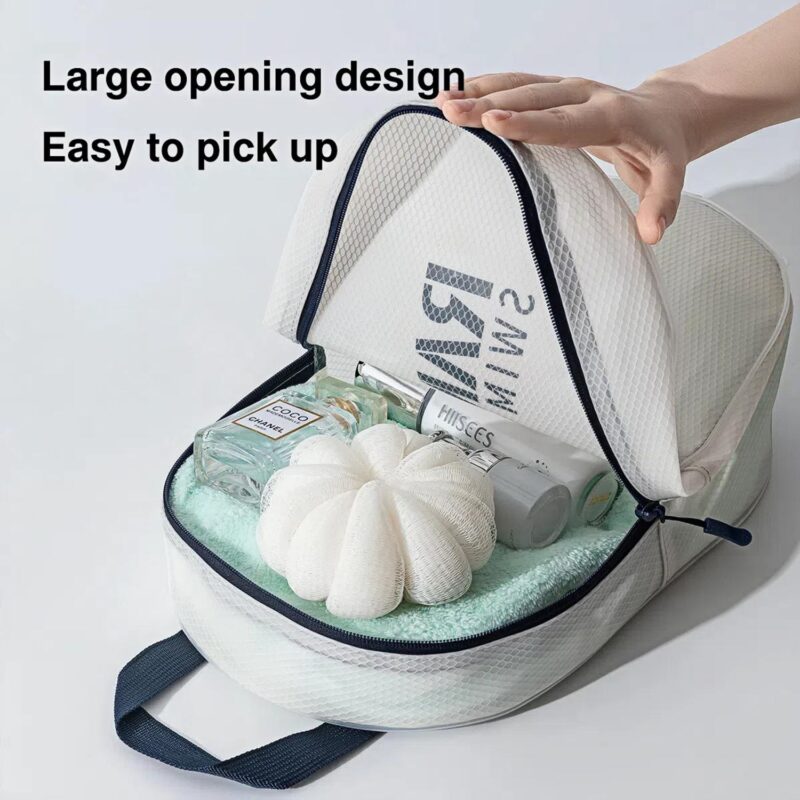 Custom Large Waterproof Capacity Fitness Toiletry Bag - 7