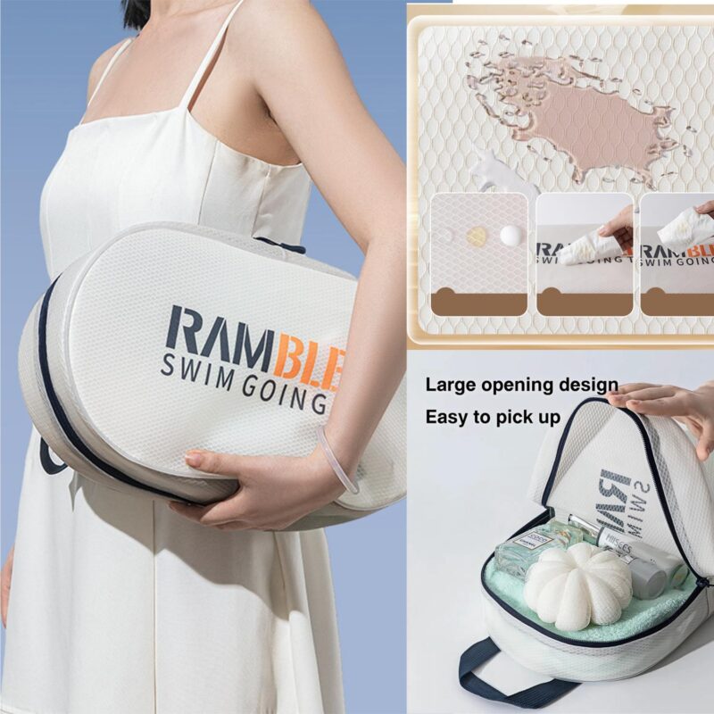 Custom Large Waterproof Capacity Fitness Toiletry Bag
