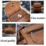 Custom Leather Handmade Travel Toiletry Bag - 3