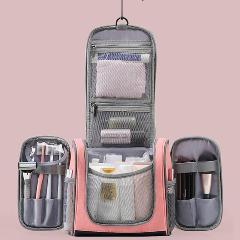 Custom Leather Toiletry Bag - 7