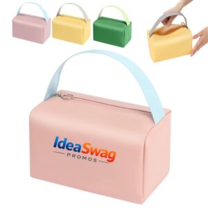 Custom Leather Travel Toiletry Bag