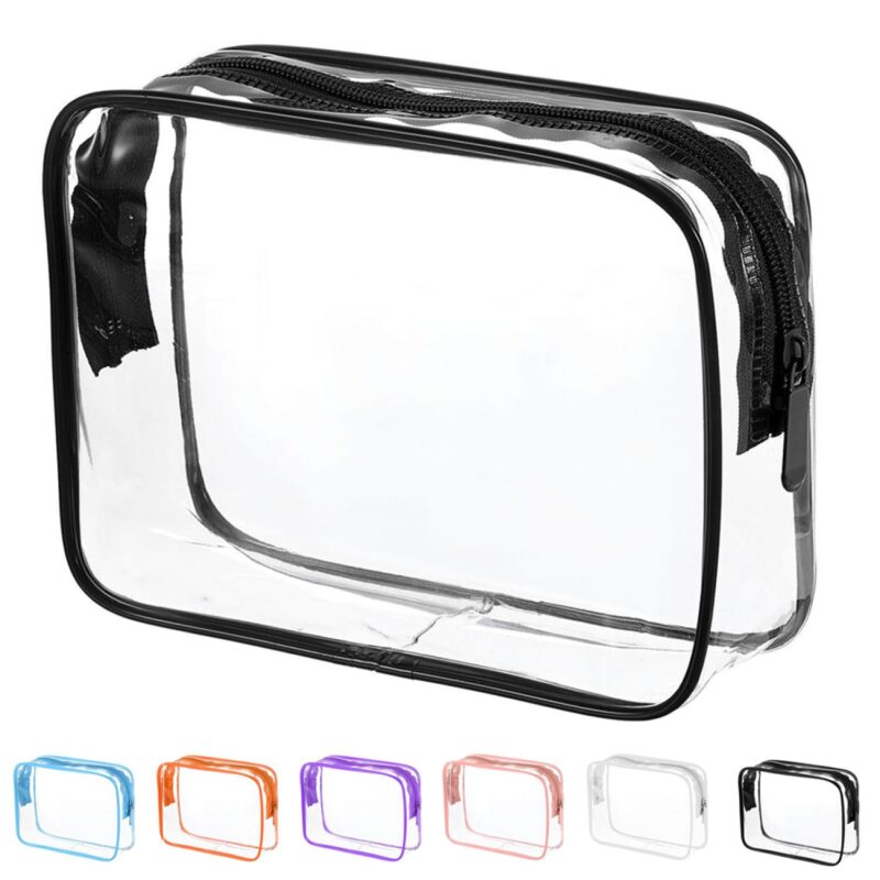 Custom Lightweight Clear Travel Toiletry Bag - 1