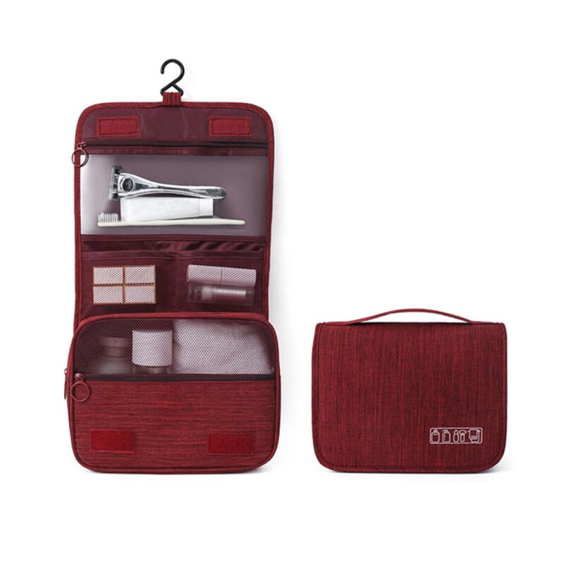 Custom Lightweight Hanging Travel Toiletry Bag - 6