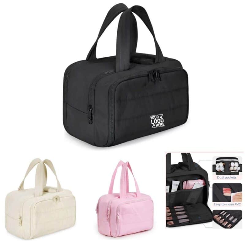 Custom Lightweight Travel Makeup & Toiletry Bag