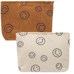 Custom Makeup Bags for Women Smile Small Purse Pouch Travel Toiletry Bag - 1