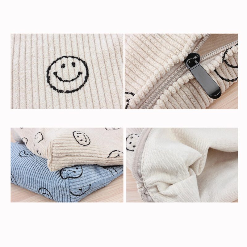 Custom Makeup Bags for Women Smile Small Purse Pouch Travel Toiletry Bag - 2