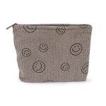 Custom Makeup Bags for Women Smile Small Purse Pouch Travel Toiletry Bag - 4