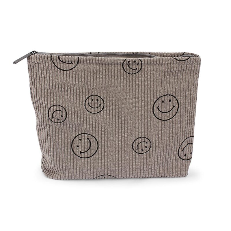 Custom Makeup Bags for Women Smile Small Purse Pouch Travel Toiletry Bag - 4