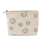 Custom Makeup Bags for Women Smile Small Purse Pouch Travel Toiletry Bag - 5