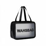 Custom Matte Transparent PU Travel Toiletry Bag - 1