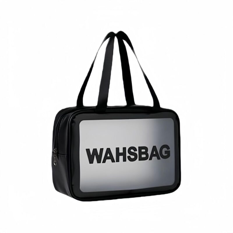 Custom Matte Transparent PU Travel Toiletry Bag - 1