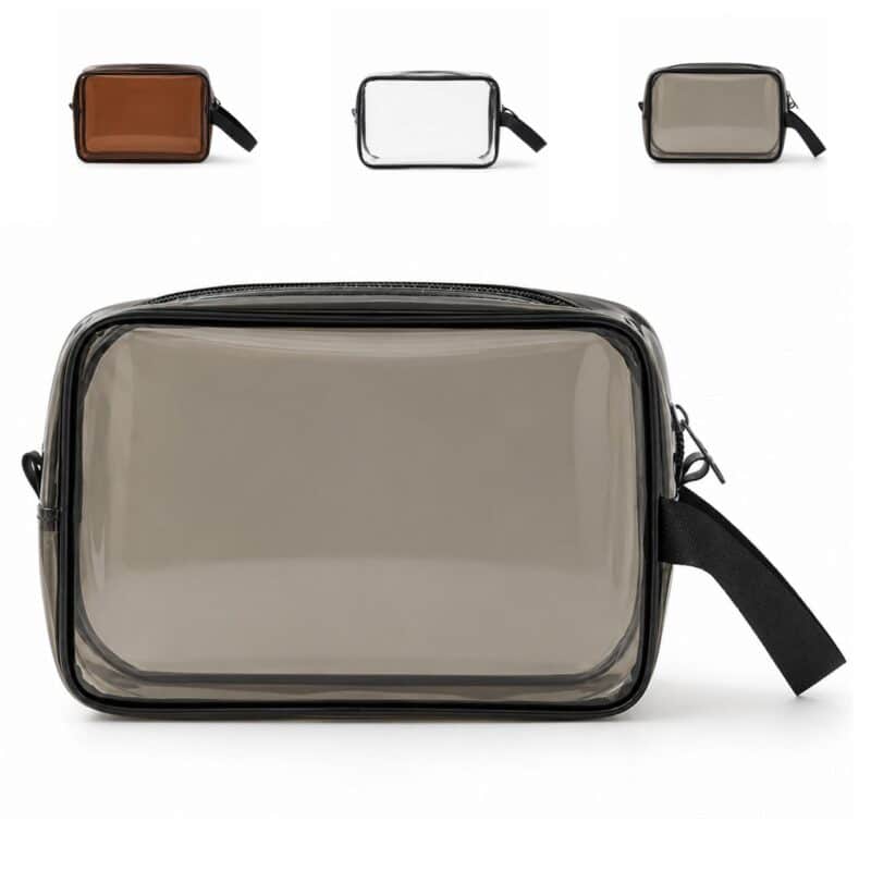 Custom Medium Clear Toiletry Bag - 1