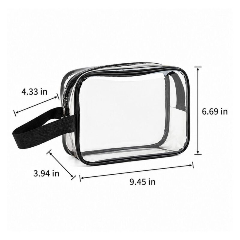 Custom Medium Clear Toiletry Bag - 2