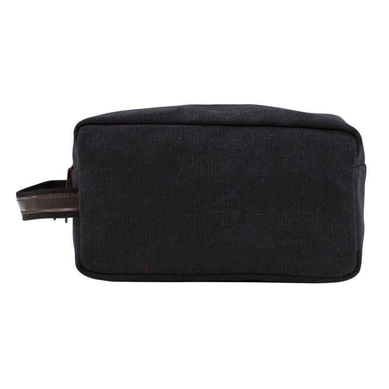 Custom Men's Cotton Canvas Travel Toiletry Bag