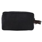 Custom Men's Cotton Canvas Travel Toiletry Bag