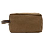 Custom Men's Cotton Canvas Travel Toiletry Bag