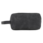 Custom Men's Faux Leather Travel Toiletry Bag