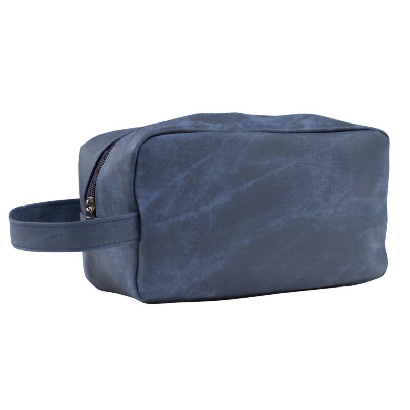 Custom Men's Faux Leather Travel Toiletry Bag