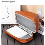Custom Men's Leather Travel Toiletry Bag - 5