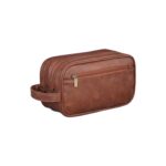 Custom Men's Leather Travel Toiletry Bag - 2