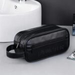 Custom Men's PU Leather Dopp Kit