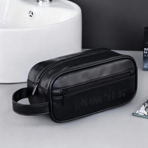 Custom Men's PU Leather Dopp Kit