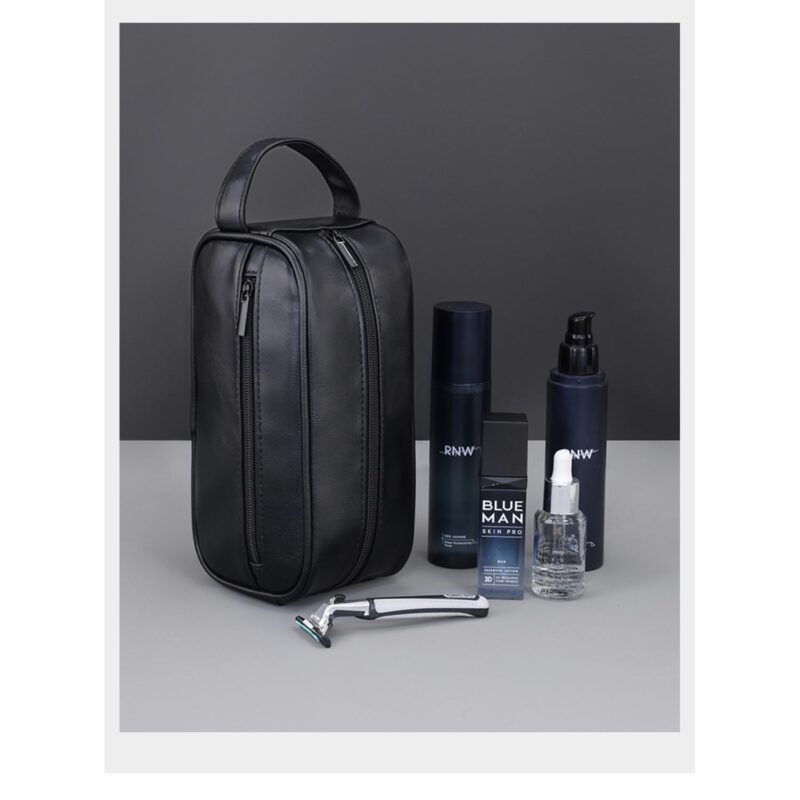 Custom Men's PU Leather Dopp Kit