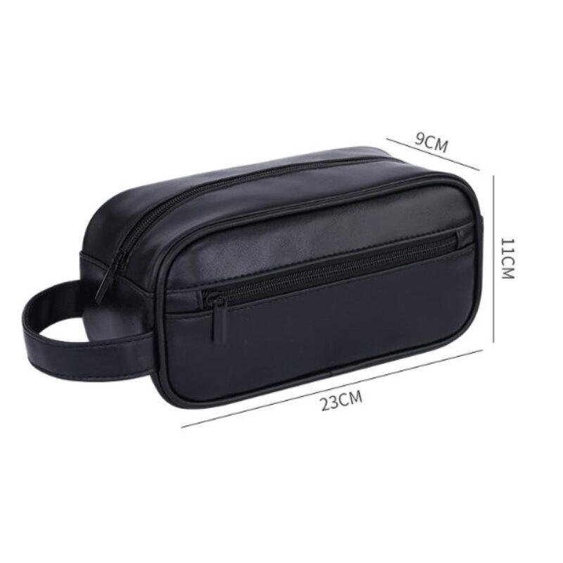 Custom Men's PU Leather Dopp Kit