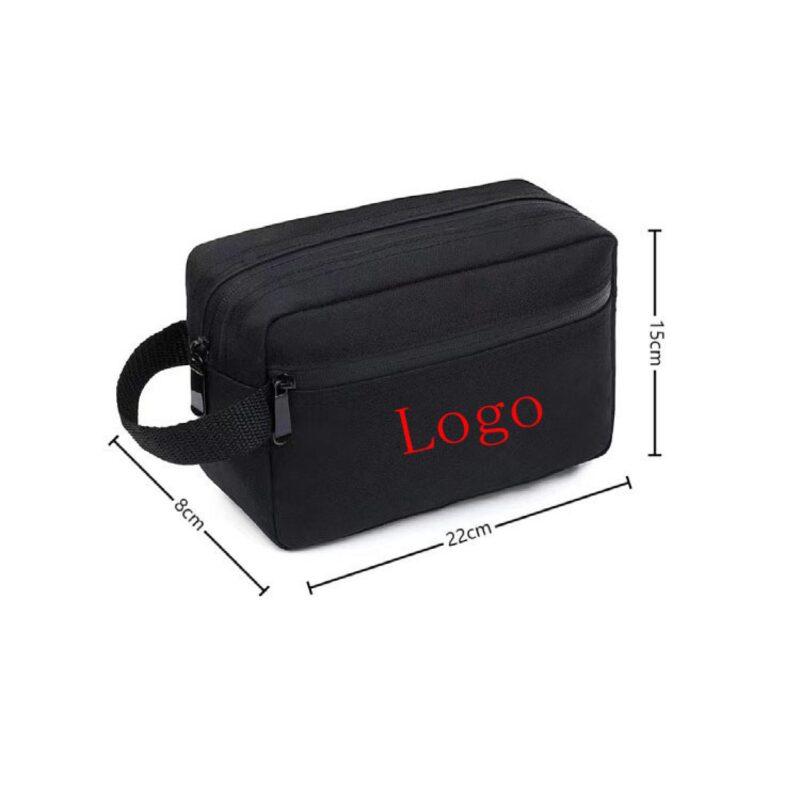 Custom Men's Travel Toiletry Bag Portable Waterproof Nylon Storage Bag - 1