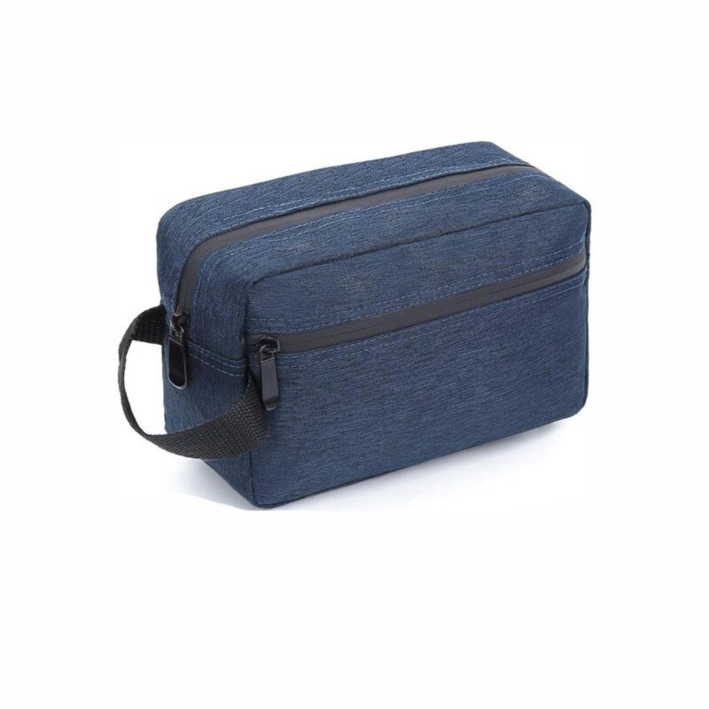 Custom Men's Travel Toiletry Bag Portable Waterproof Nylon Storage Bag - 4