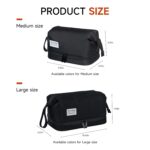 Custom Mens Travel Toiletry Bag with Waterproof Wet/Dry Compartment - 2