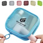 Custom Mesh Cosmetic Travel Toiletry Bag with Zipper
