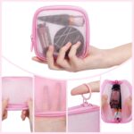 Custom Mesh Cosmetic Travel Toiletry Bag with Zipper - 2