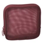 Custom Mesh Cosmetic Travel Toiletry Bag with Zipper - 7