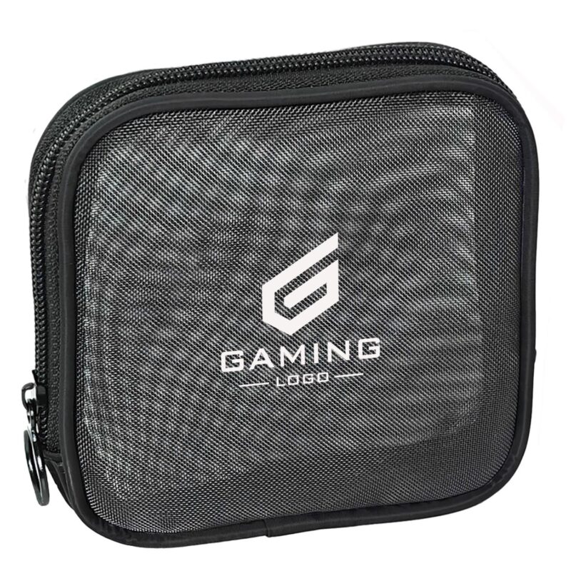 Custom Mesh Cosmetic Travel Toiletry Bag with Zipper - 8